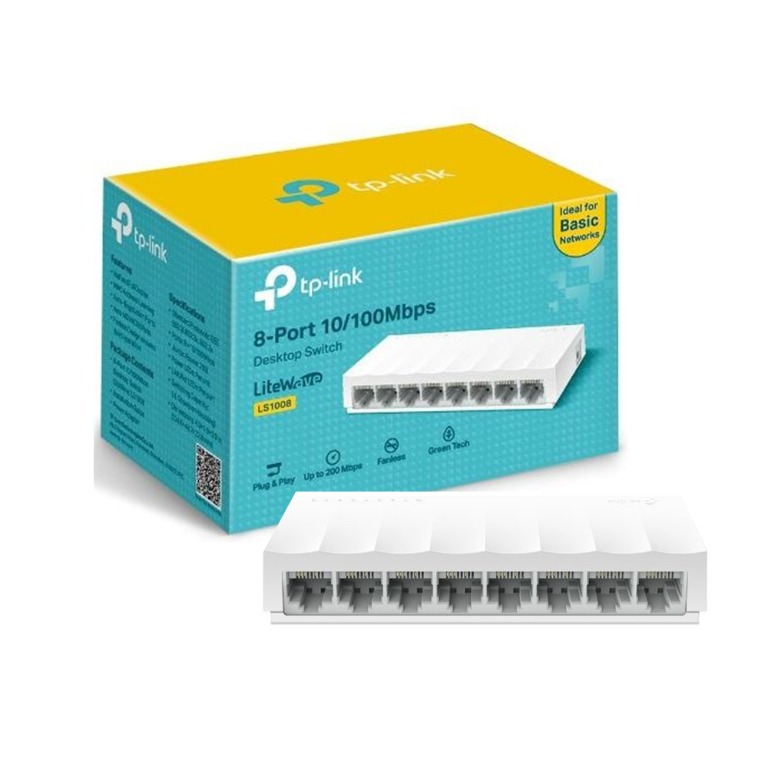 TP-Link LS1008G 8-Port 10/100/ Desktop Switch